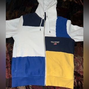 Polo Sport Color-Plaid Zip-Up Utility Hoodie